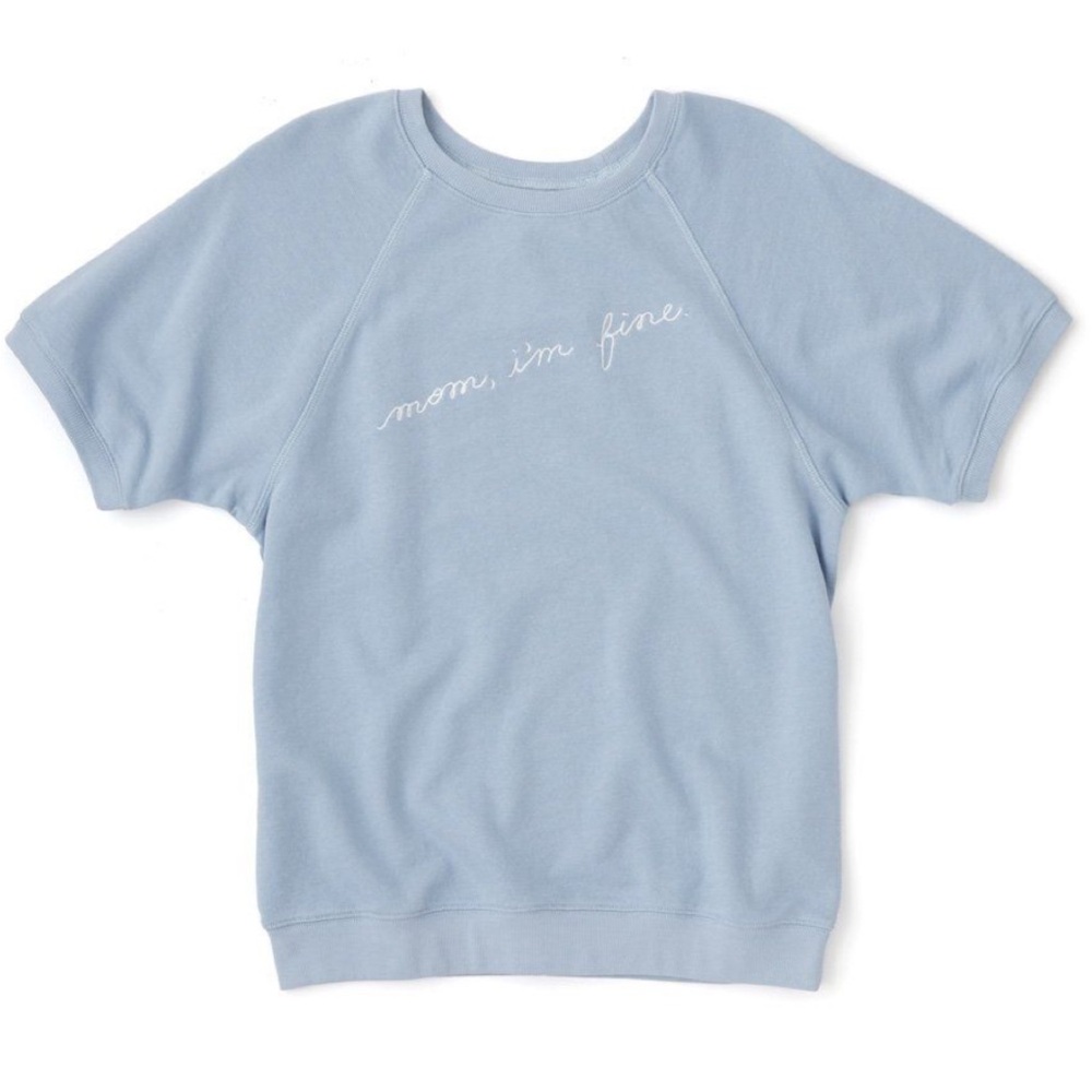 RARE 🩵 Ban.do “mom, I’m fine.” sweater shirt